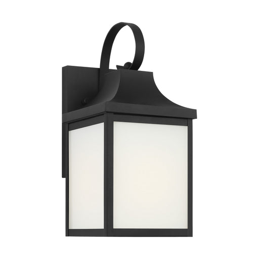 Saybrook One Light Outdoor Lantern in Textured Black