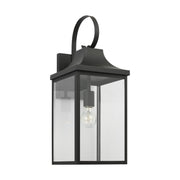 Say Brook 22" Outdoor Wall Lantern in Textured Black
