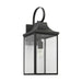Saybrook One Light Outdoor Lantern in Textured Black