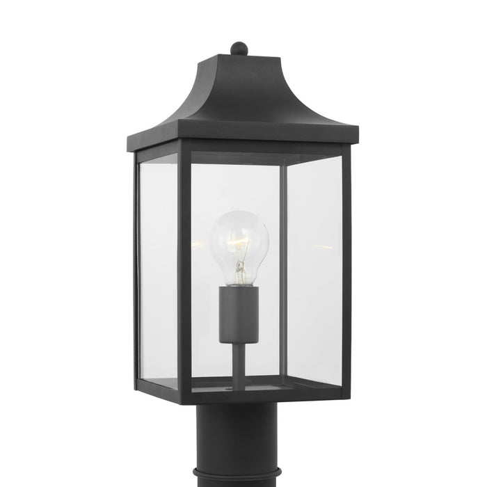 Saybrook One Light Post Mount in Textured Black