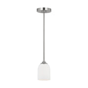 Emile Mini Pendant in Brushed Steel