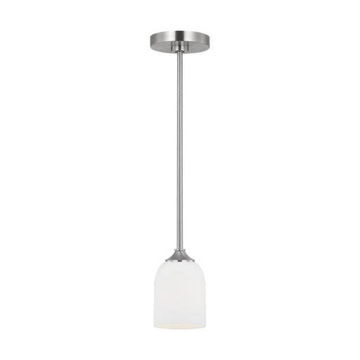 Emile Mini Pendant in Brushed Steel