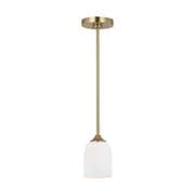 Emile Mini Pendant in Satin Brass