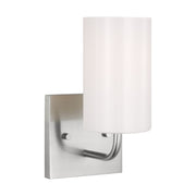 Rhett Bath Sconce in Brushed Steel