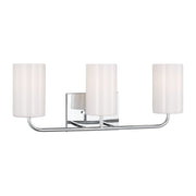 Rhett 3-Light Bath Vanity Light in Chrome
