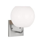Rory Bath Sconce in Brushed Steel