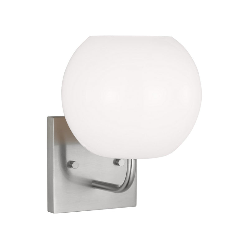 Rory Bath Sconce in Brushed Steel