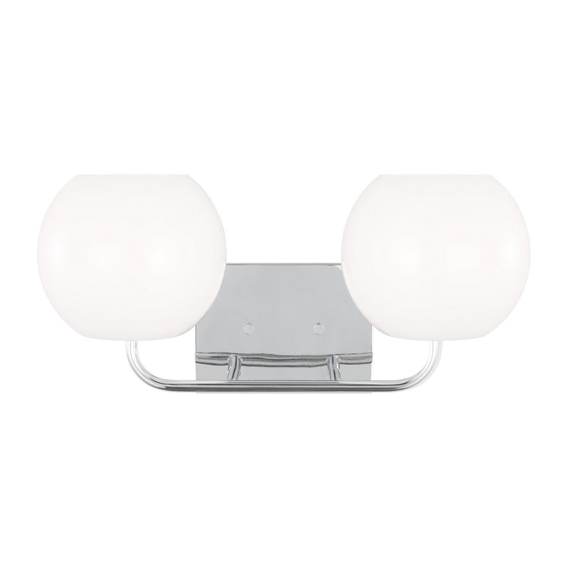 Rory 2-Light Bath Vanity Light in Chrome