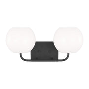 Rory 2-Light Bath Vanity Light in Midnight Black