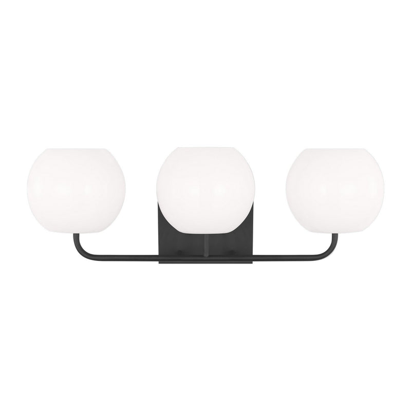 Rory 3-Light Bath Vanity Light in Midnight Black