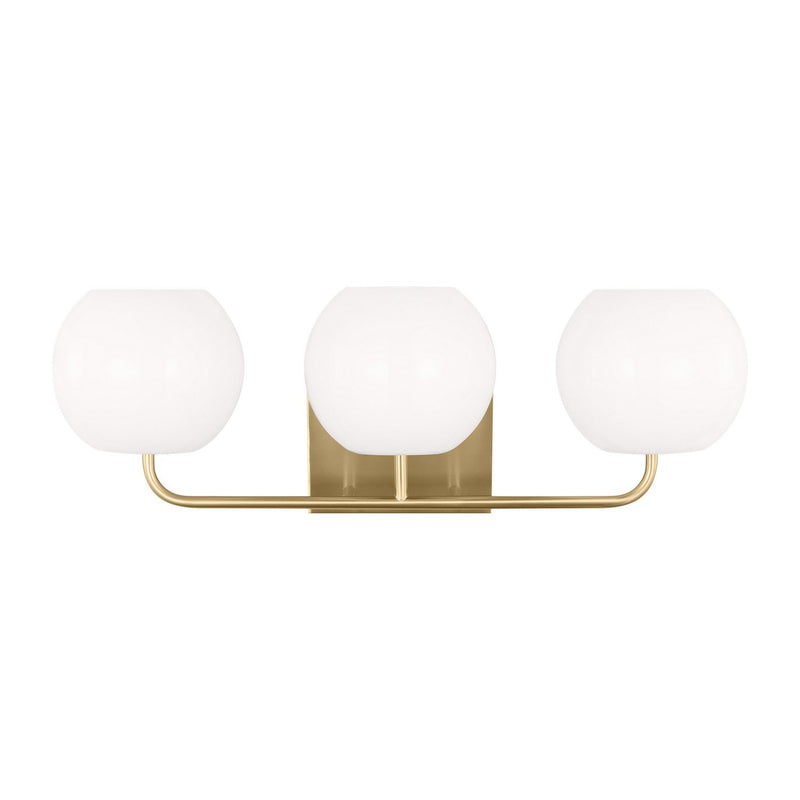 Rory 3-Light Bath Vanity Light in Satin Brass