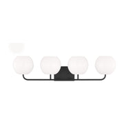 Rory 4-Light Bath Vanity Light in Midnight Black