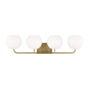 Rory 4-Light Bath Vanity Light in Satin Brass