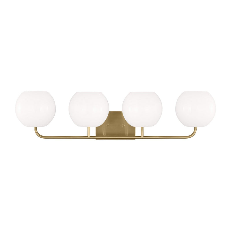 Rory 4-Light Bath Vanity Light in Satin Brass