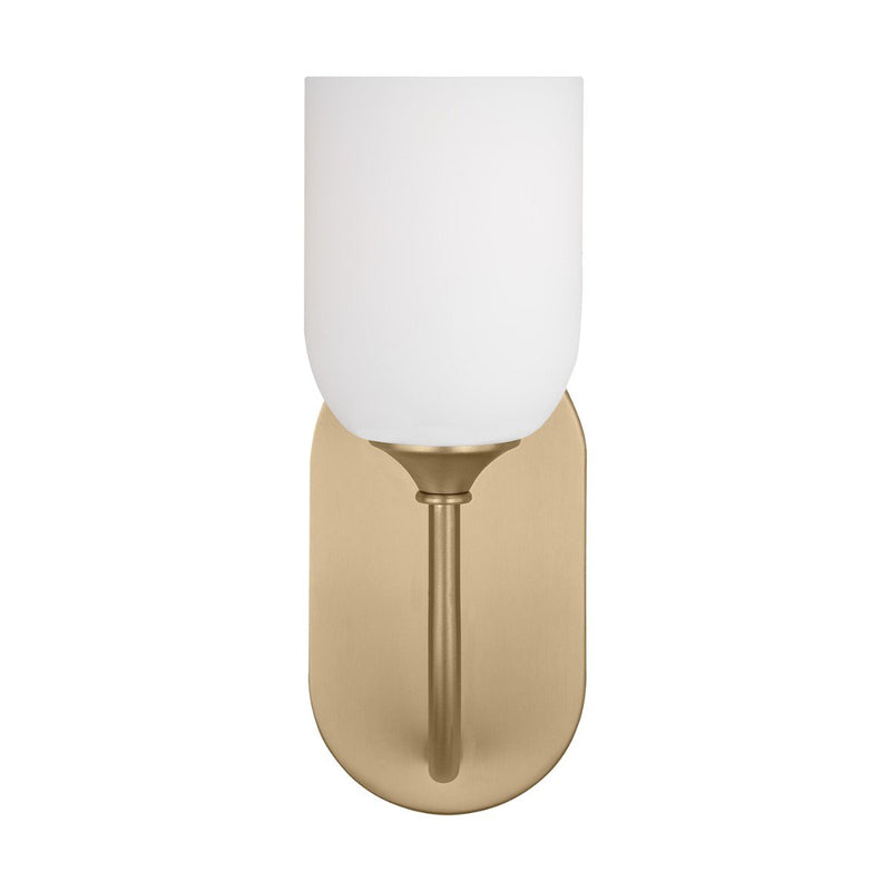 Emile Bath Sconce in Satin Brass