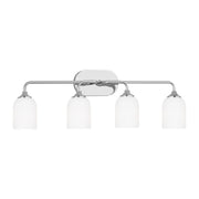 Emile 4-Light Bath Vanity Light in Chrome