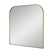 Planer 42" x 36" Mirror in Burnished Brass