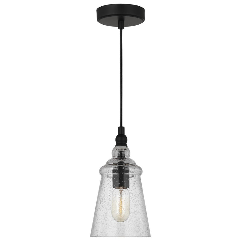 Loras Mini Pendant in Midnight Black