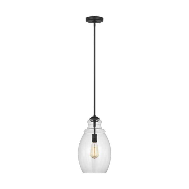 Marino Mini Pendant in Midnight Black