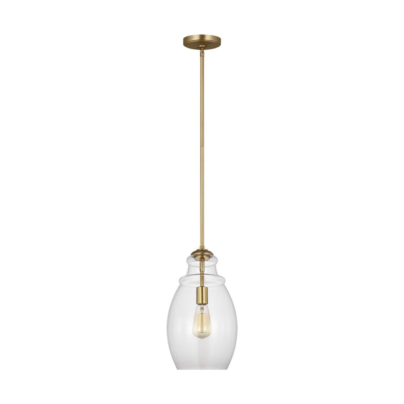 Marino Mini Pendant in Satin Brass