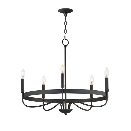 Frankie 5 Light Chandelier in Black
