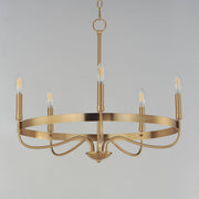 Frankie 5 Light Chandelier in Heritage
