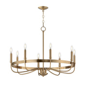 Frankie 8 Light Chandelier in Heritage