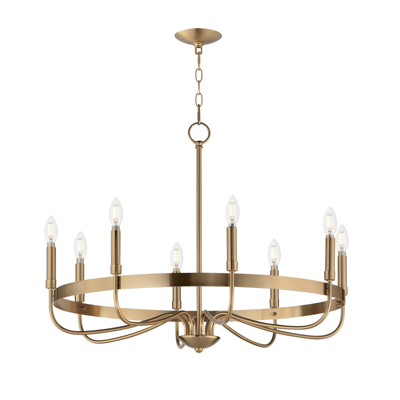 Frankie 8 Light Chandelier in Heritage