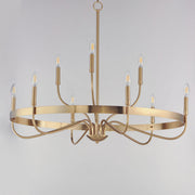 Frankie 9 Light Chandelier in Heritage