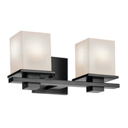 Tully 2-Light Bath Vanity Light in Black