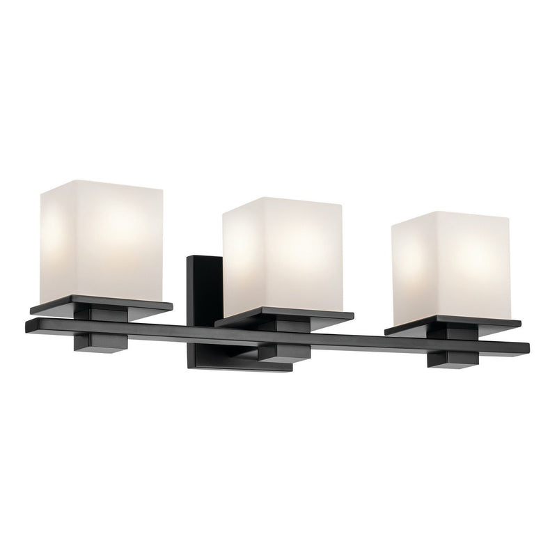 Tully 3-Light Bath Vanity Light in Black