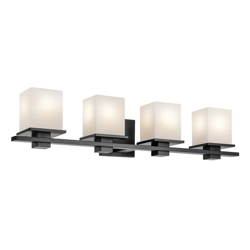 Tully 4-Light Bath Vanity Light in Black