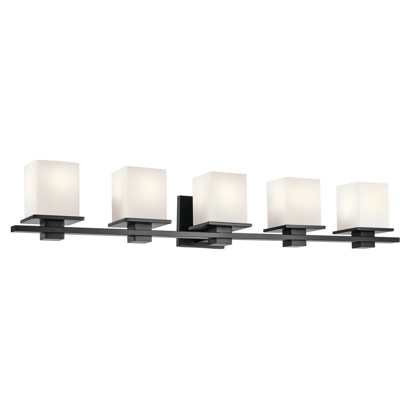 Tully 5-Light Bath Vanity Light in Black