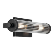 Azores 2-Light Bath Vanity Light in Black