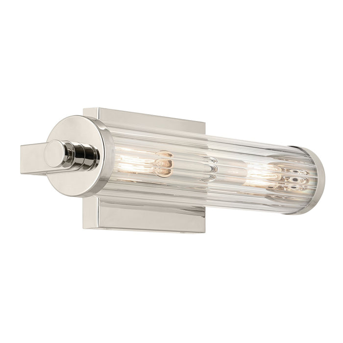 Azores 2-Light Wall Sconce in Polished Nickel - Lamps Expo