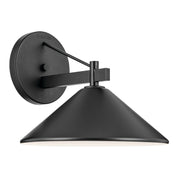 Ripley 12" Outdoor Wall Sconce in Black