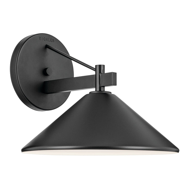 Ripley 12" Outdoor Wall Sconce in Black
