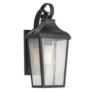 Forestdale Outdoor Wall Lantern in Textured Black