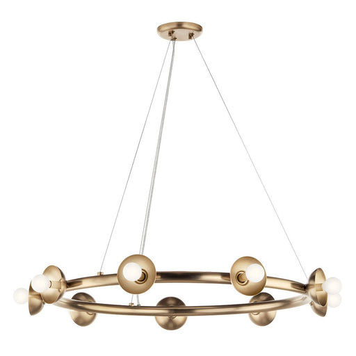 Palta 9-Light Chandelier in Champagne Bronze