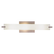 Tube 20.5" Bath Vanity Light in Brushed Nickel