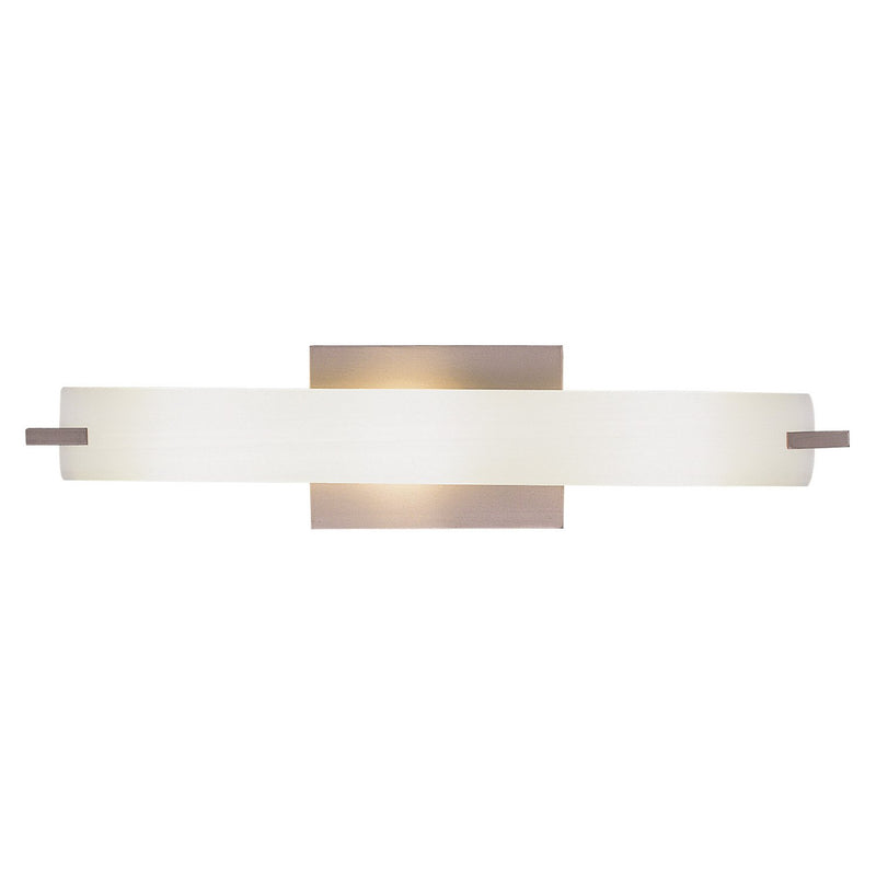 Tube 20.5" Bath Vanity Light in Brushed Nickel