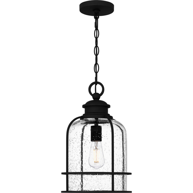 Bowles Mini Lantern Pendant in Earth Black