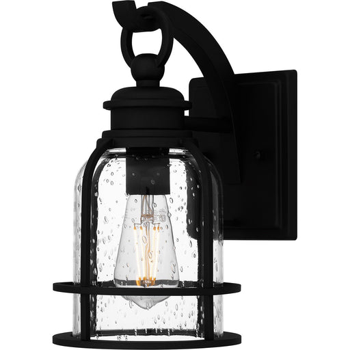 Bowles Small Outdoor Wall Lantern in Earth Black