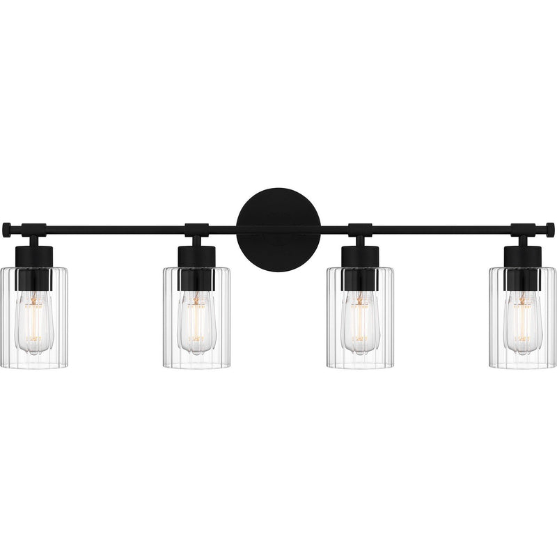 Caputo 4-Light Bath Vanity Light in Matte Black