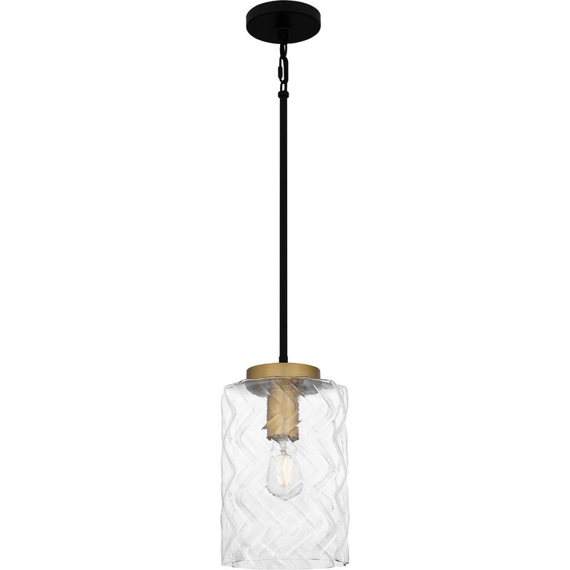 Carly Mini Pendant in Matte Black