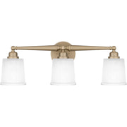 Cecilia 3-Light Bath Vanity Light in Bronze Gold