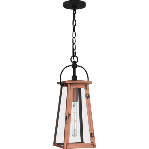 Carolina Mini Lantern Pendant in Aged Copper