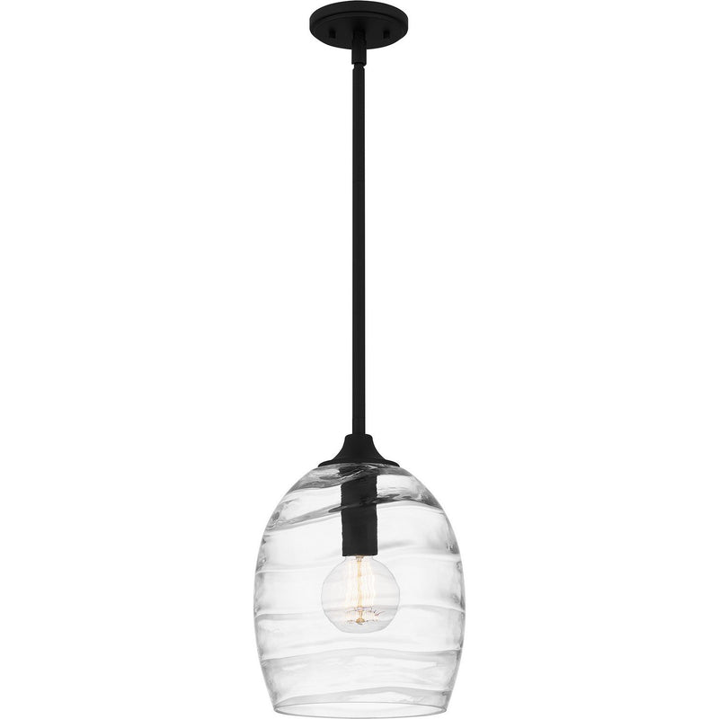 Lucy Mini Pendant in Matte Black