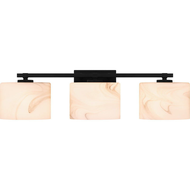 Mather 3-Light Bath Vanity Light in Matte Black