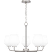 Nielson 5-Light Chandelier in Brushed Nickel